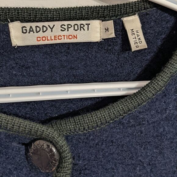 Vintage WOOL knit sweater shacket jacket size M @A - Picture 4 of 10